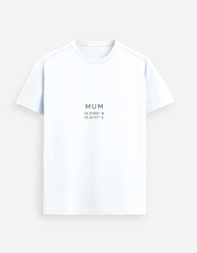 White women’s premium Supima cotton t-shirt with minimalist typography print, ultra-soft breathable luxury casual wear