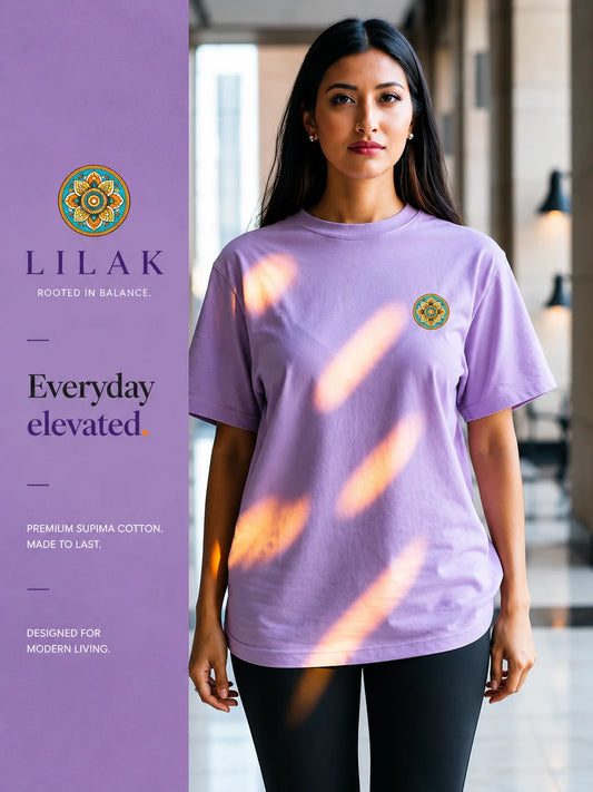 Minimal Mandala Emblem T-Shirt