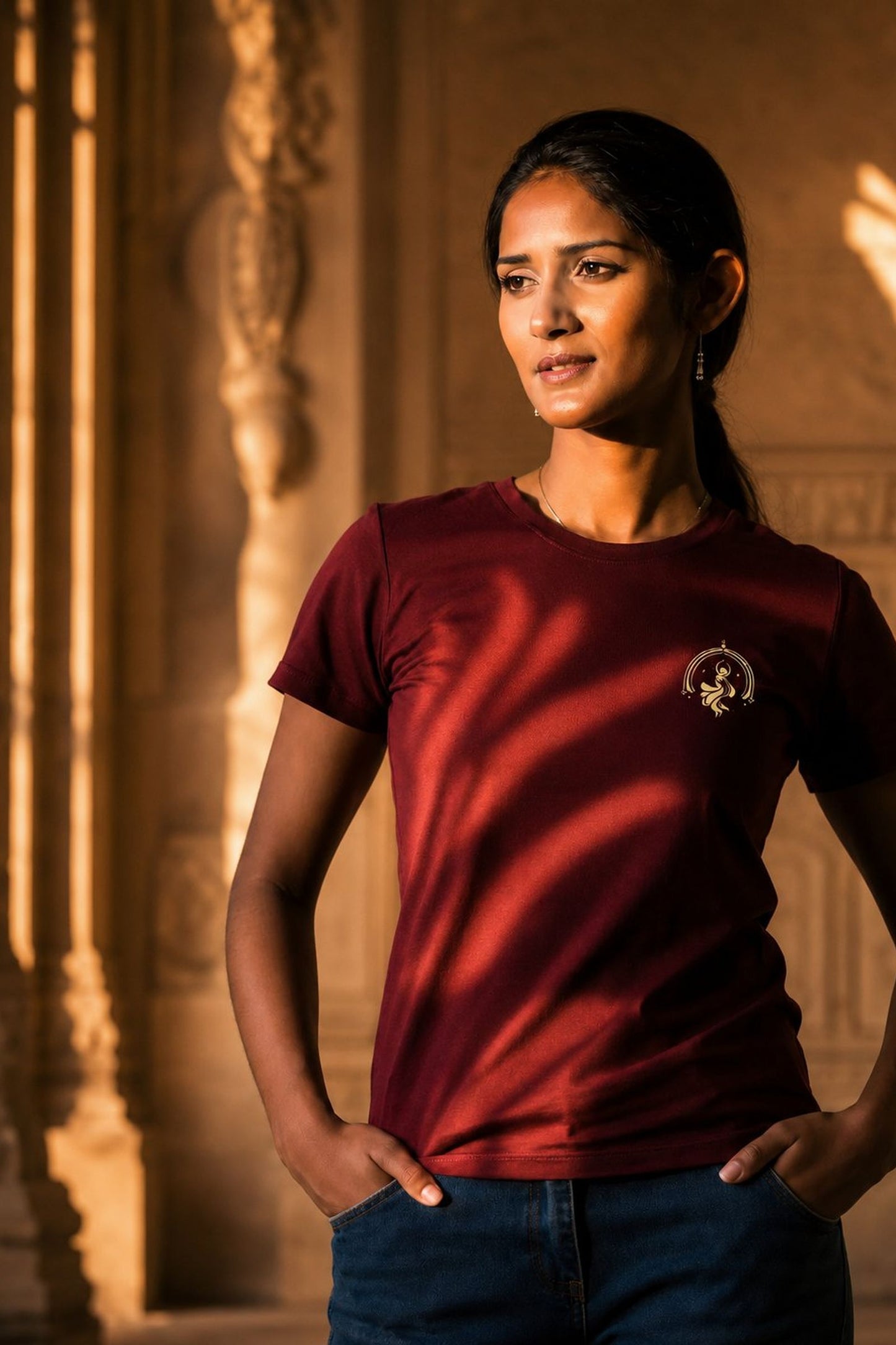 Bharatanatyam — The Sacred Dance on Maroon