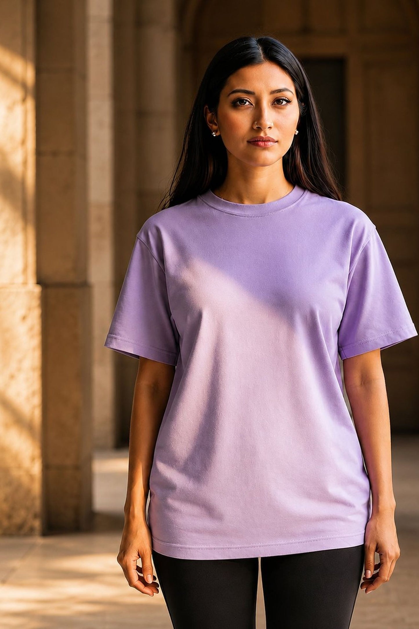 The Everyday — Supima Plain Tee in Lavender