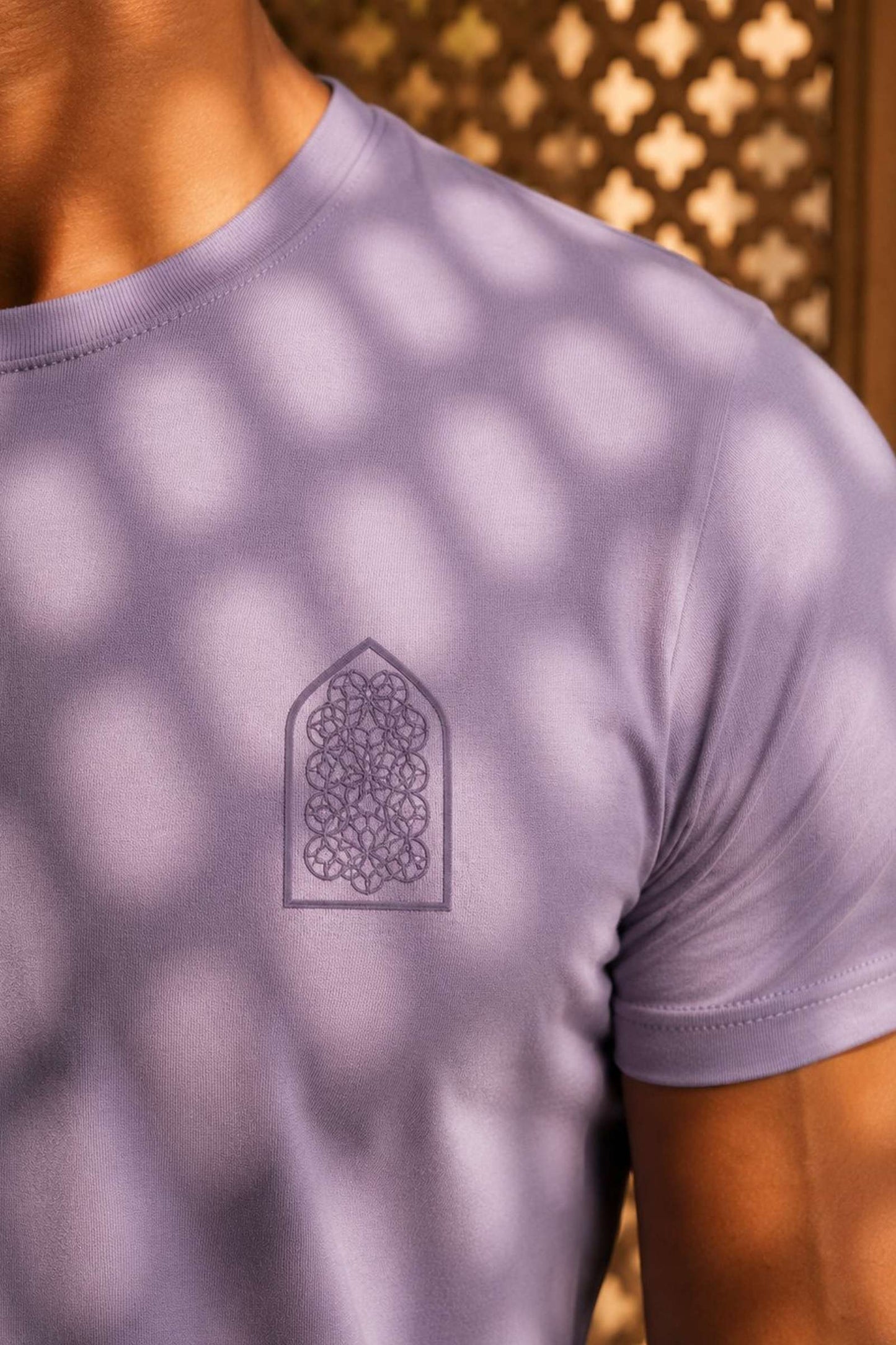 Mughal Jali — The Lattice on Lavender